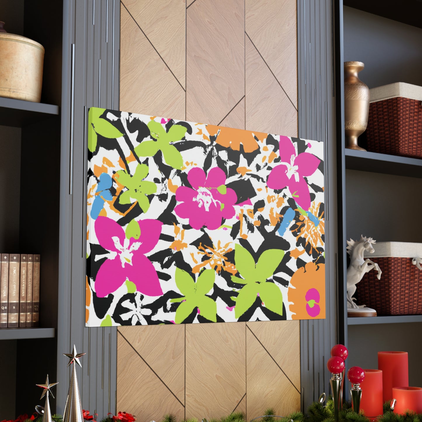 The Great Floral Quest: A Floral-Based Adventure Game. Players go on a journey to collect the most beautiful flowers in the world. As they travel they'll discover hidden secrets, combat fierce opponents, and solve devious puzzles - Canvas