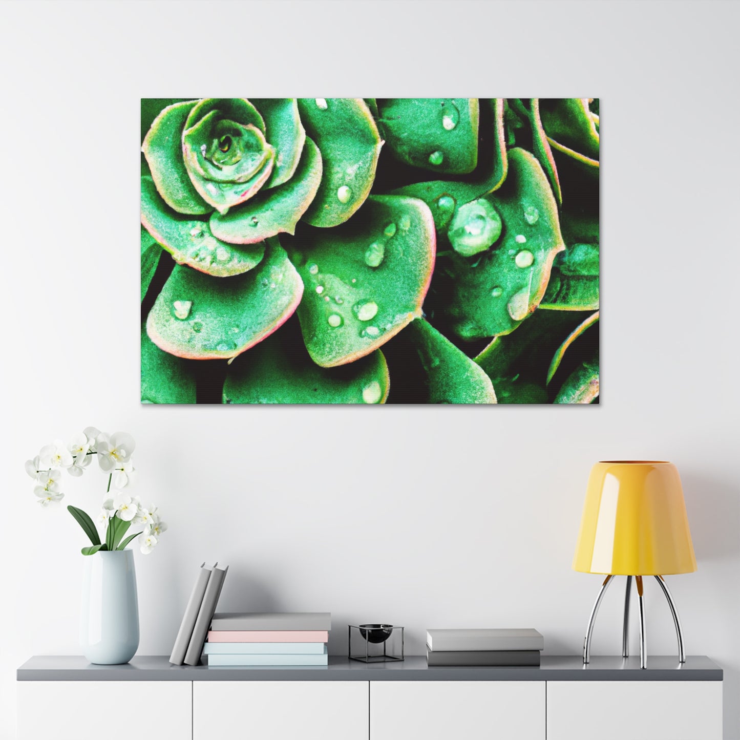 "Garden Splendor" - Canvas - Succulent