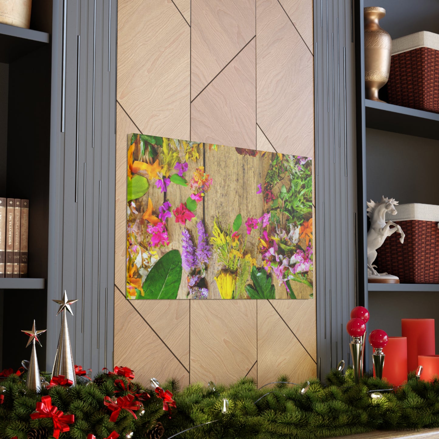 "Butterfly Blooms" - Canvas - Floral