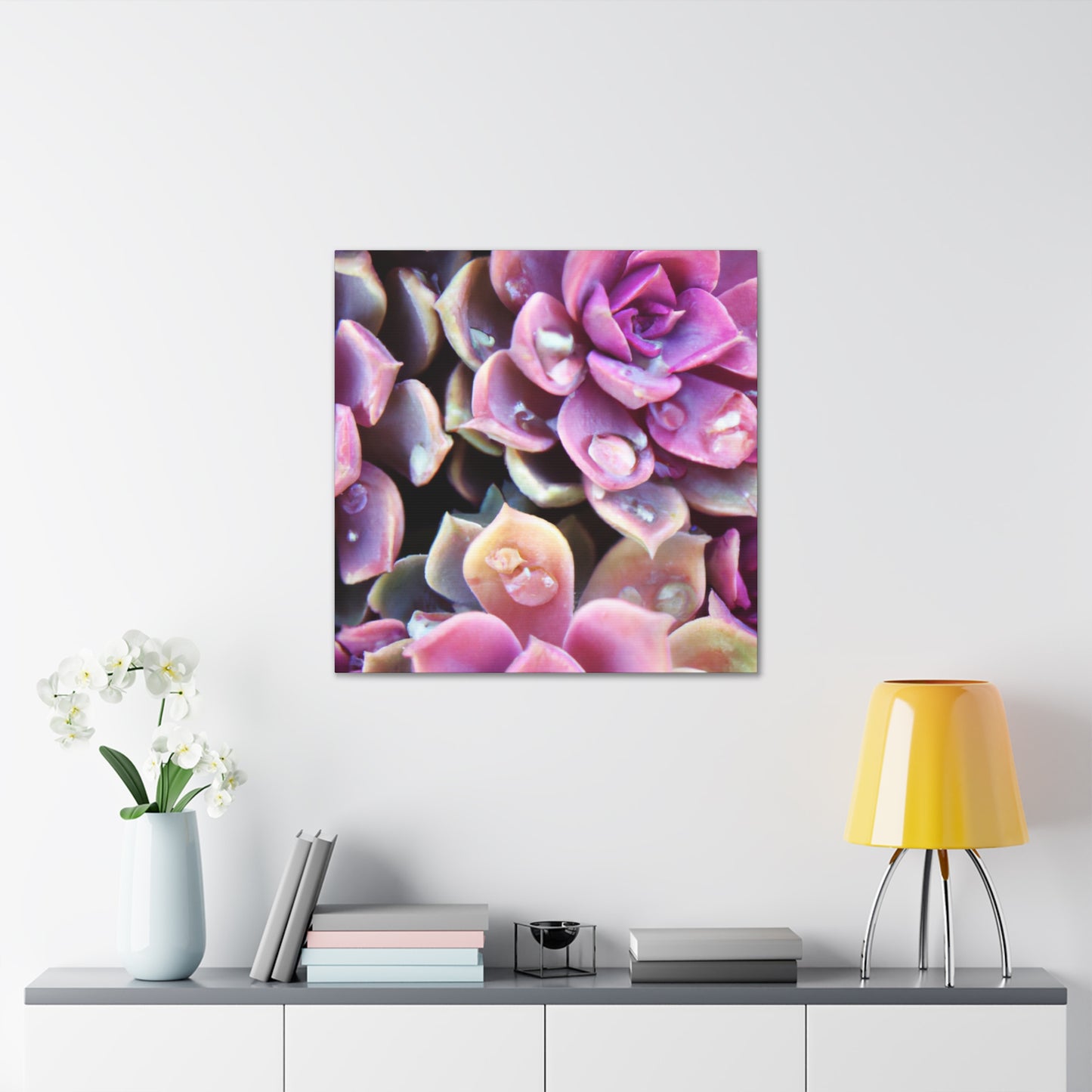Garden of Splendor. - Canvas - Succulent
