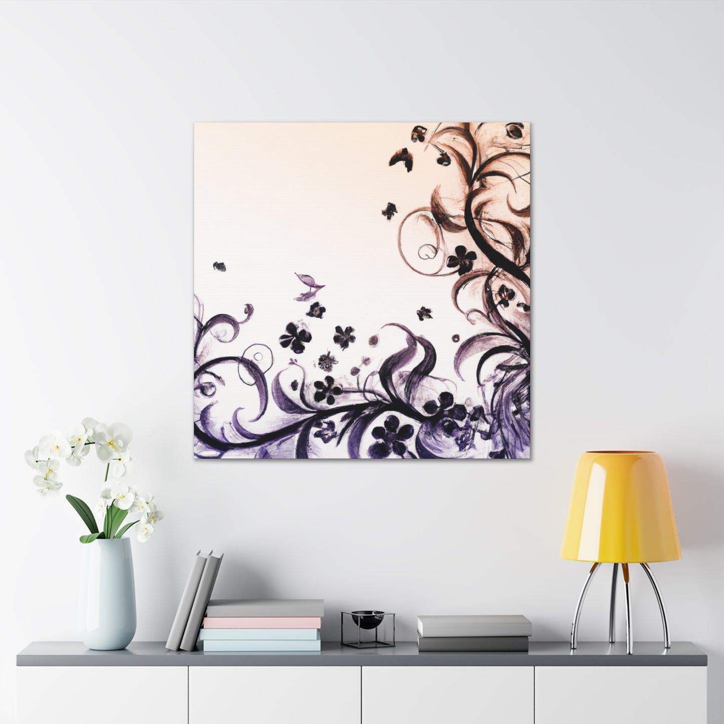 Blossom Kisses - Floral - Canvas