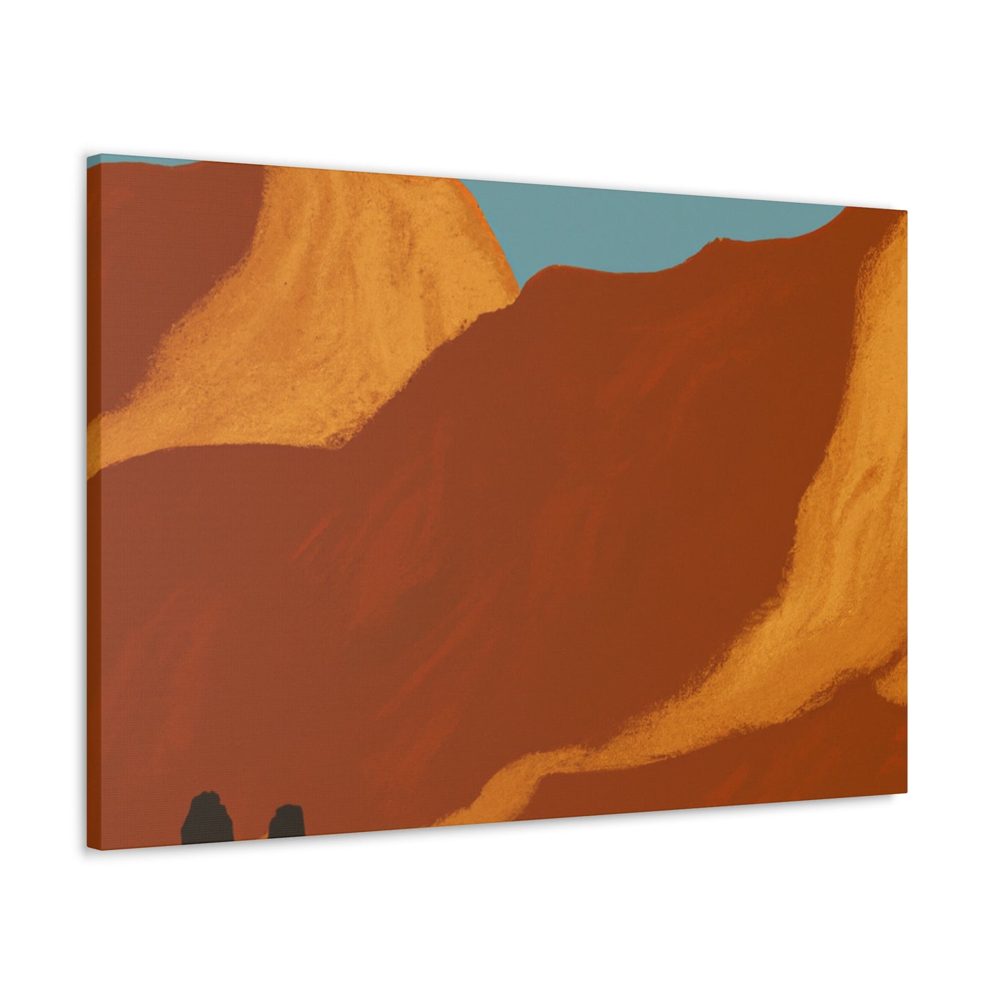 Retro Revival - Vintage Contemporary - Desert - Canvas