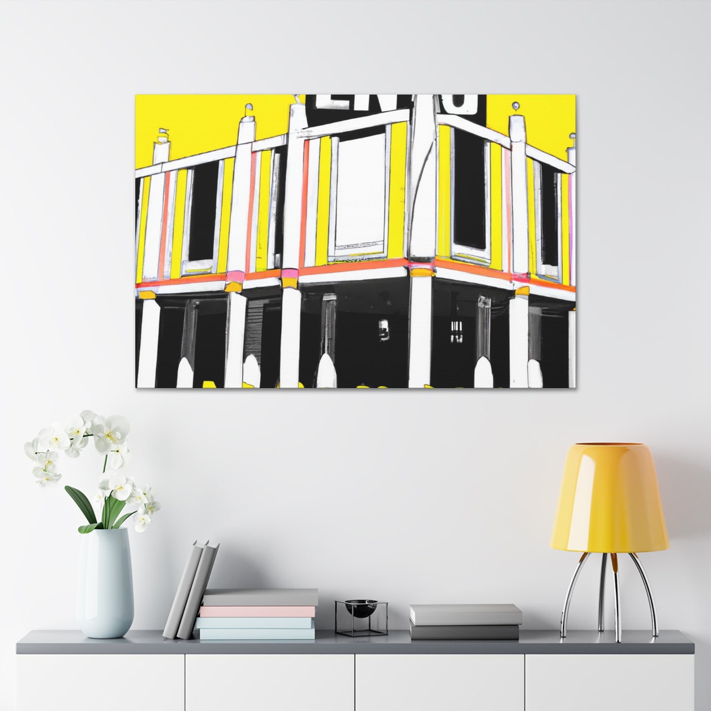 The Big Bopper Bowling Bar. - Canvas Pop Art