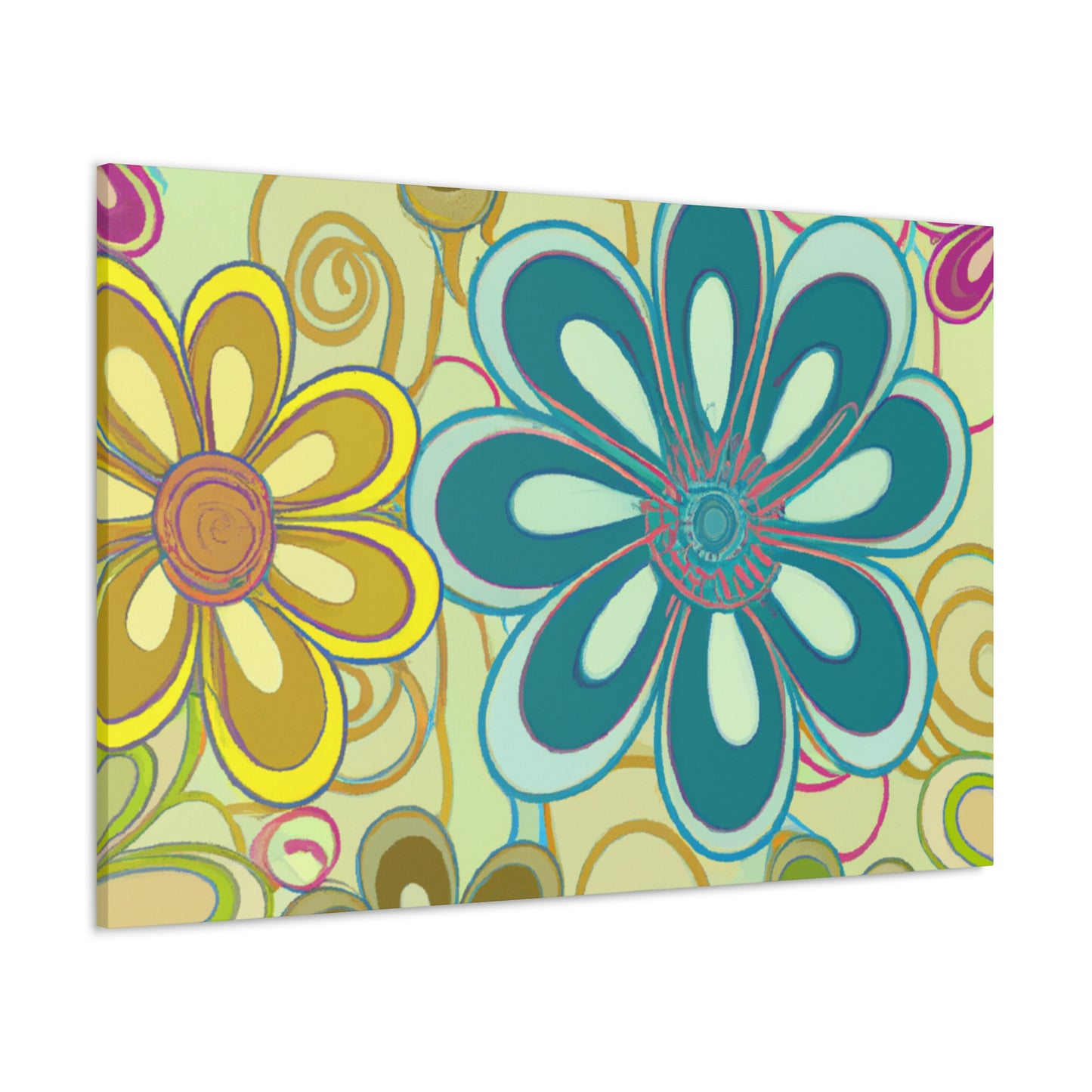 Blossomy - Floral - Canvas