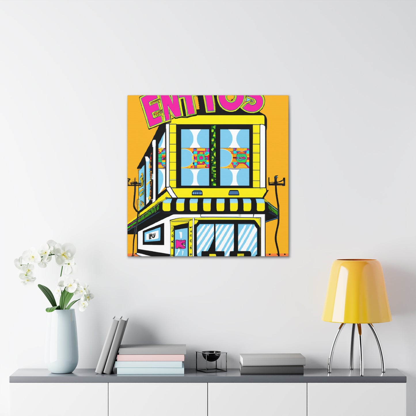 Moonshine Milkshake Parlor - Canvas - Pop Art
