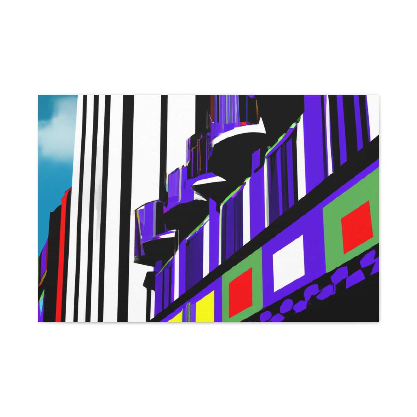 Lola's Fifties Follies. - Architectural Canvas Pop Art