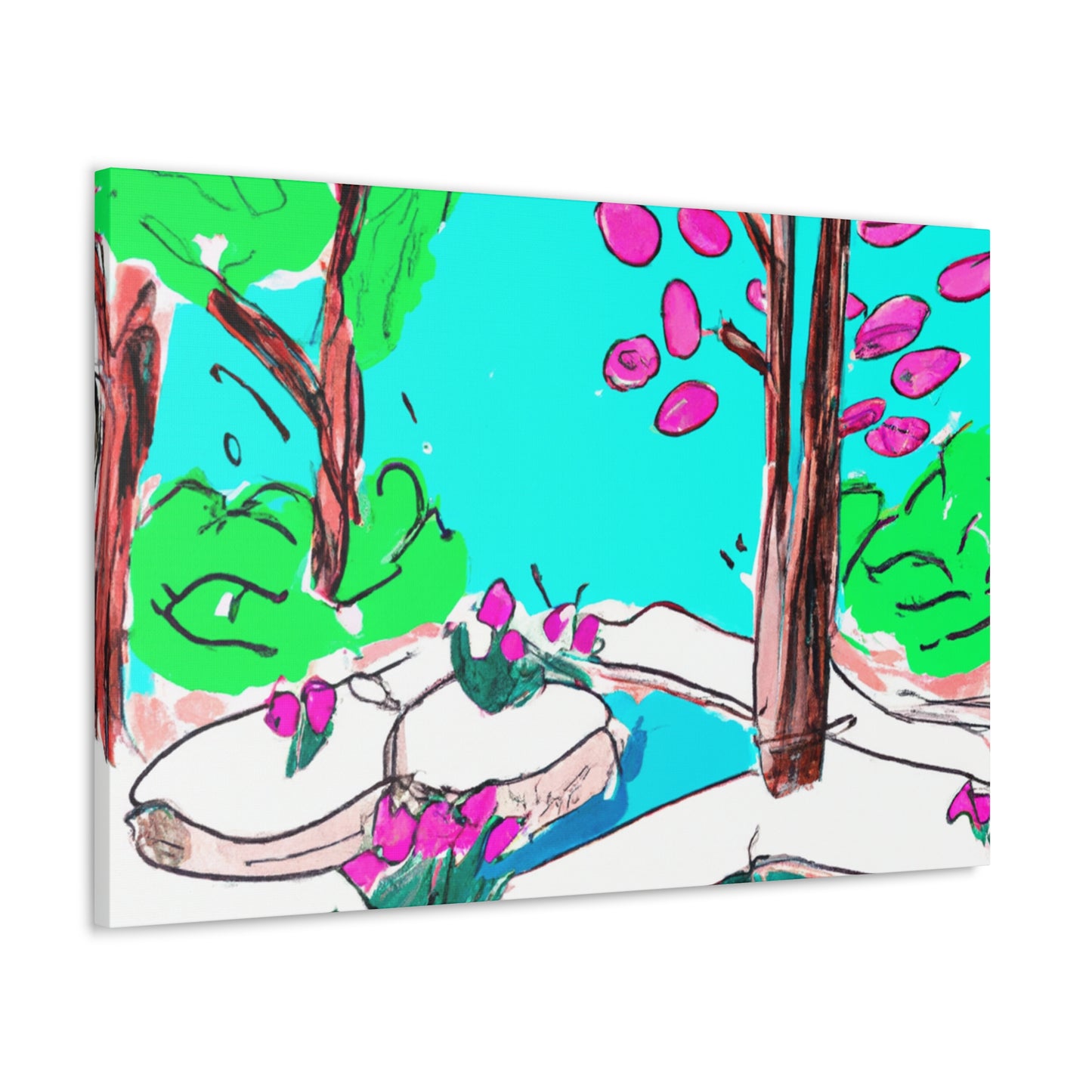 Bountiful Blooms Landscape - Canvas