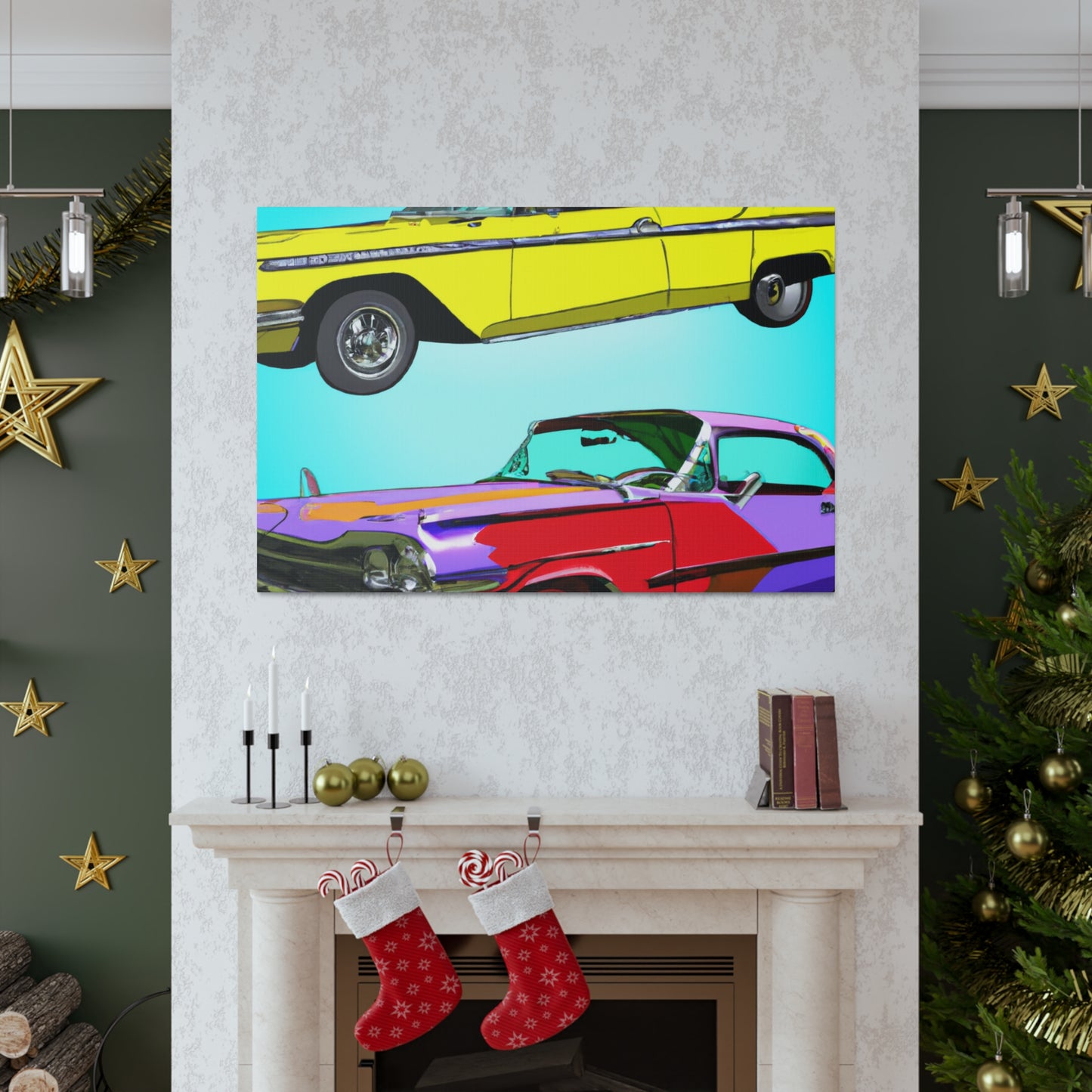 "Vintage Roadsters" - Automobile Canvas