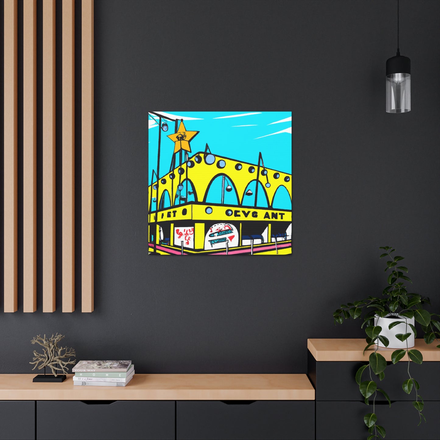 Sock-Hop-A-Round. - Pop Art Canvas