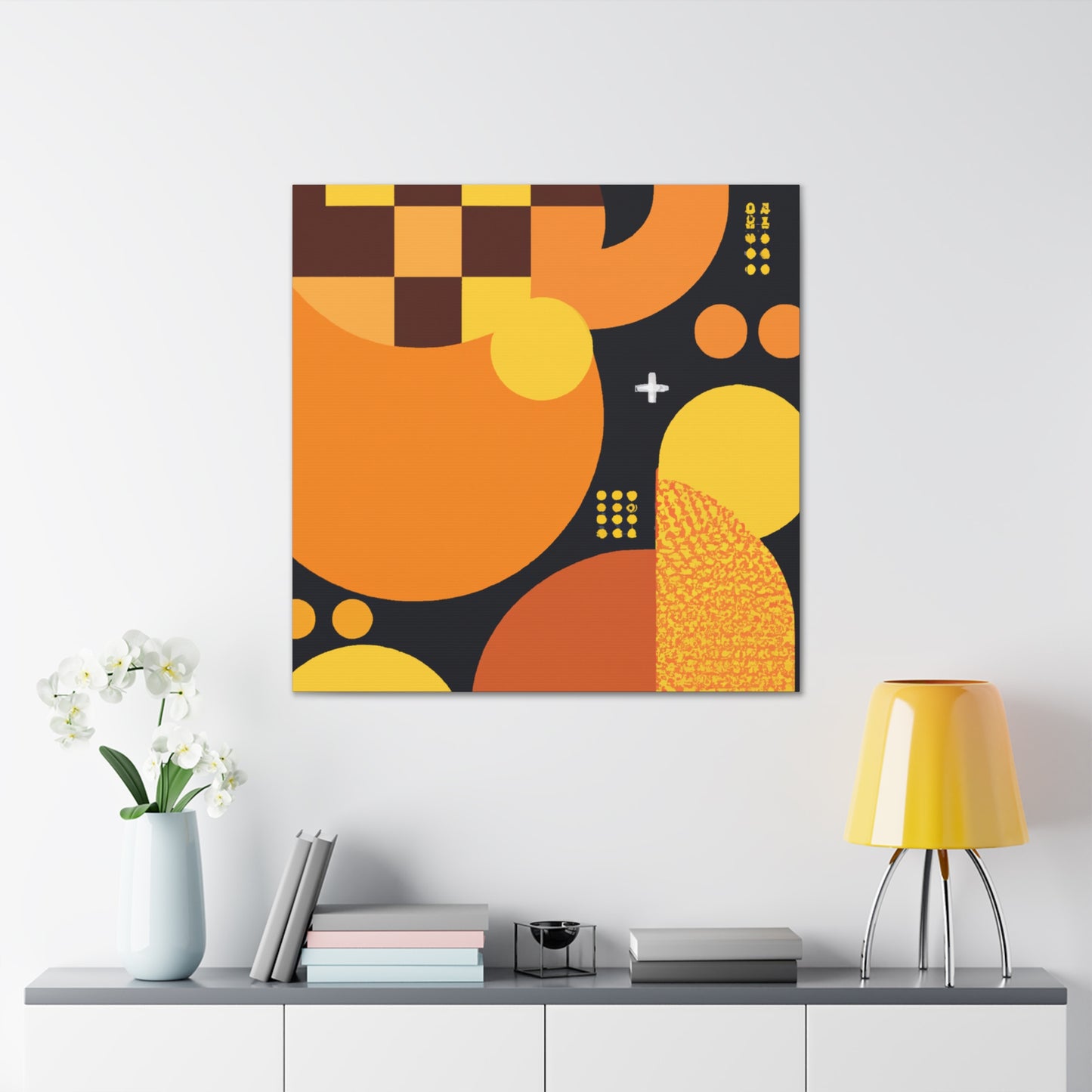 Solar Sunrise - Midcentury - Canvas