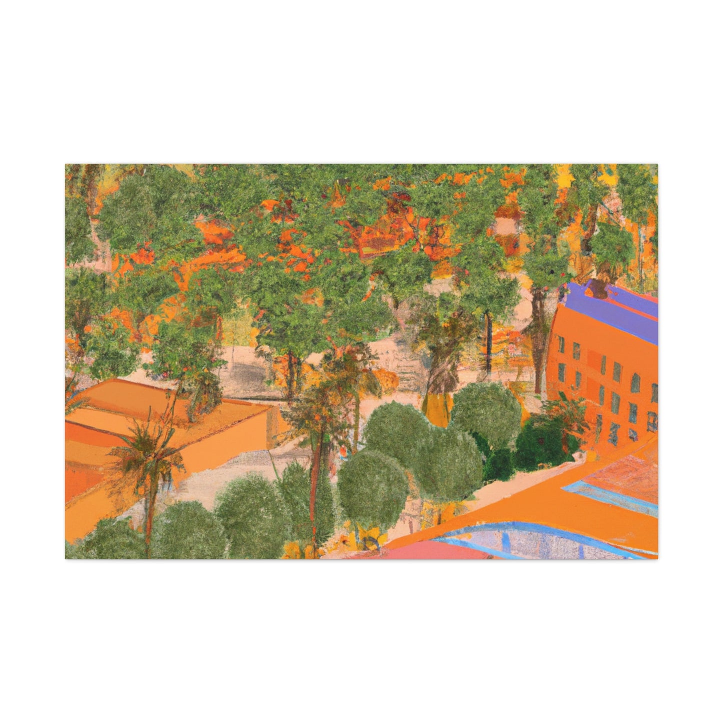 Desert Mirage - Architectural - Canvas