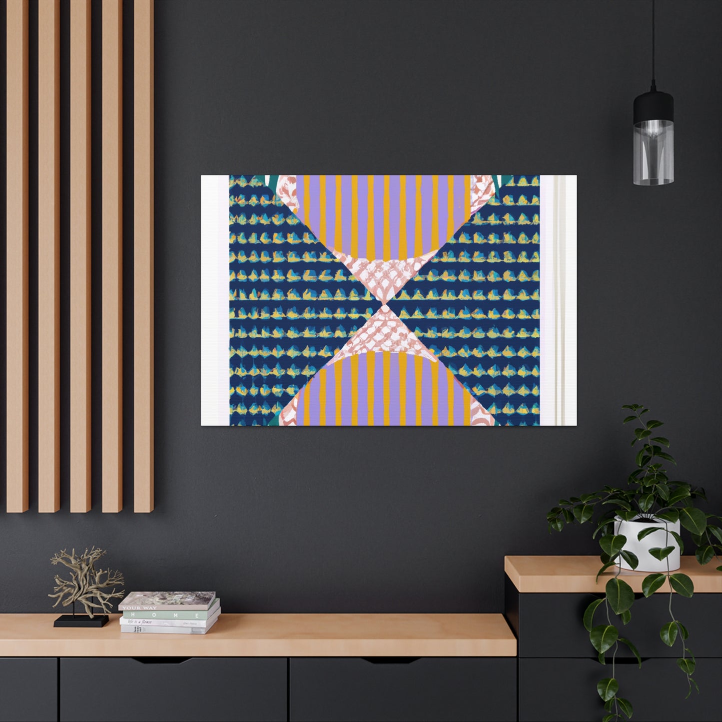 Hourglass - Midcentury Canvas
