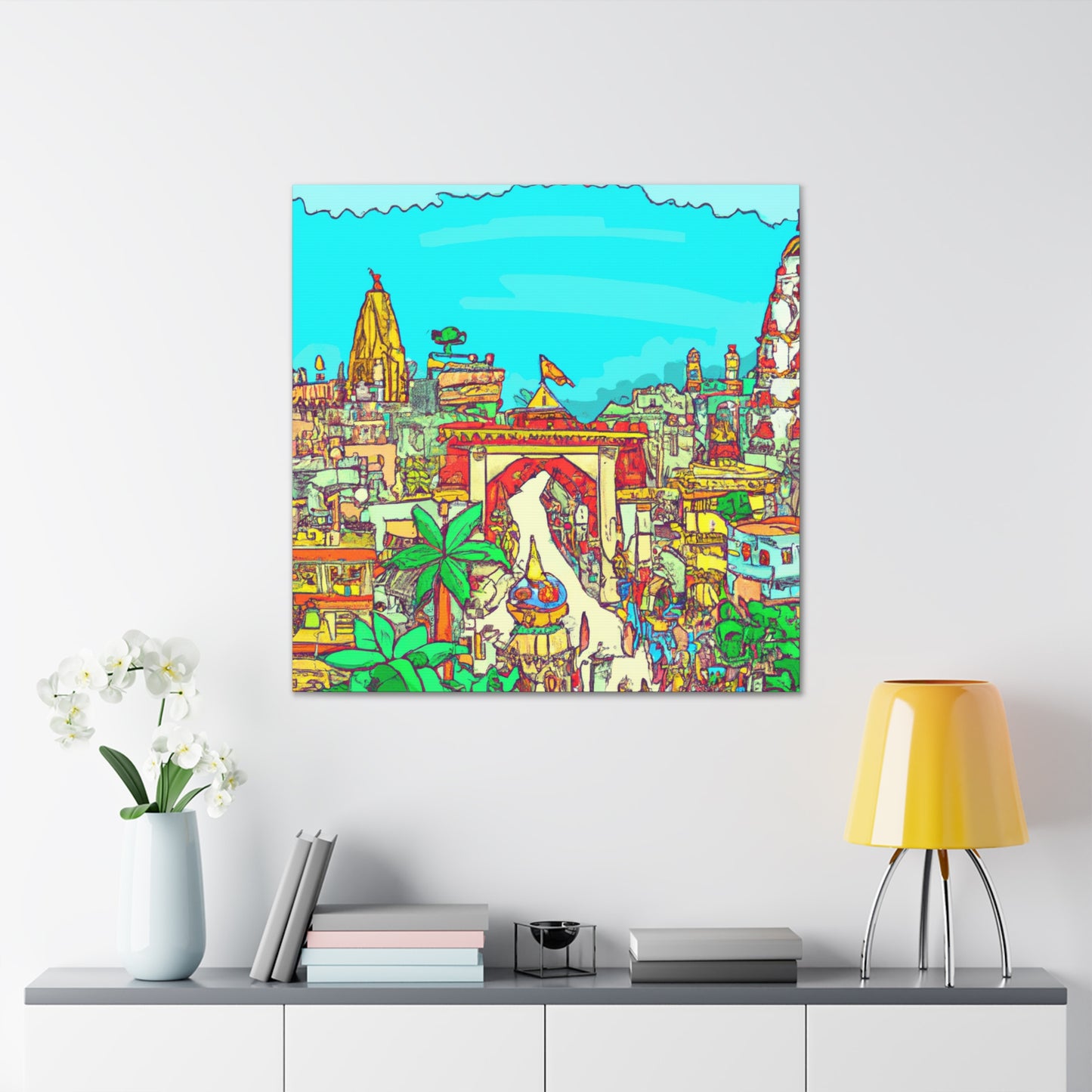 Drishti - Destination India - Canvas
