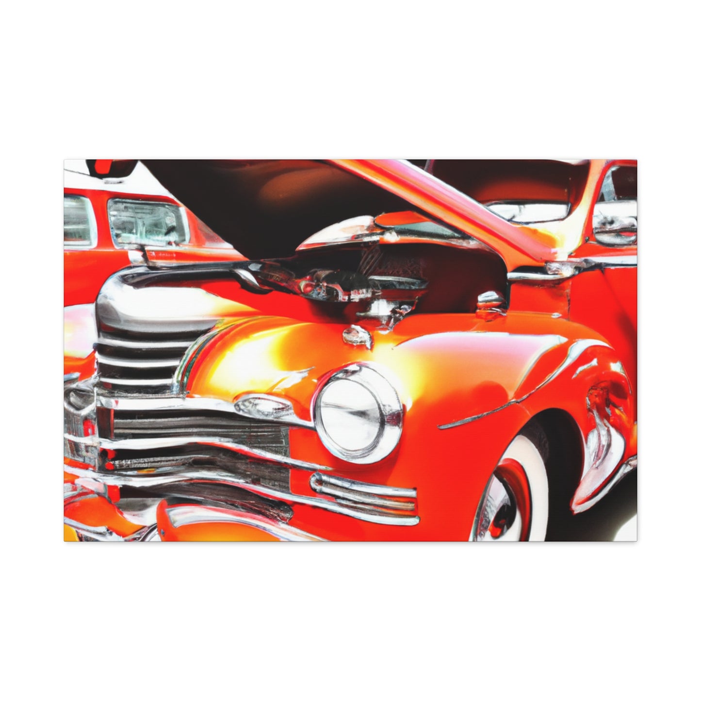 Redish Relic - Automobile Canvas