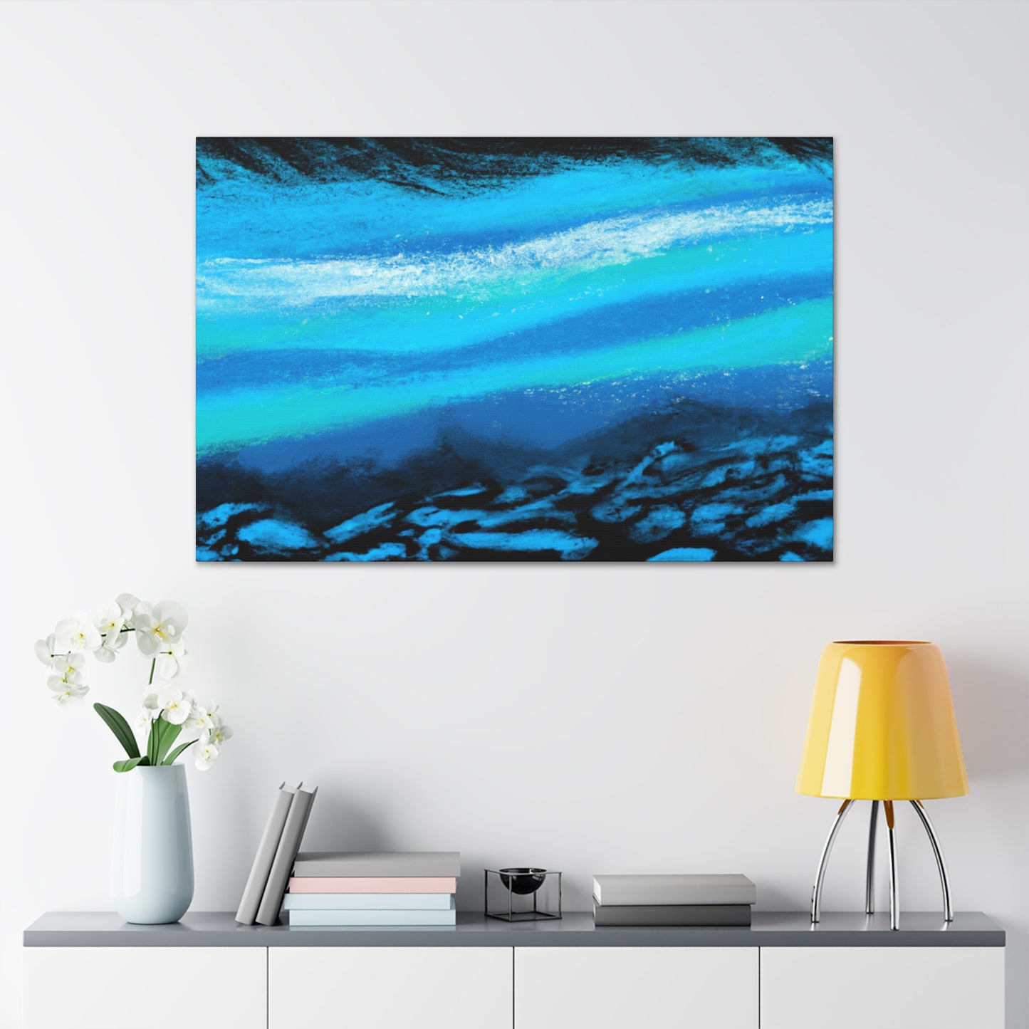 Art Deco Illusion - Vintage Contemporary - Canvas