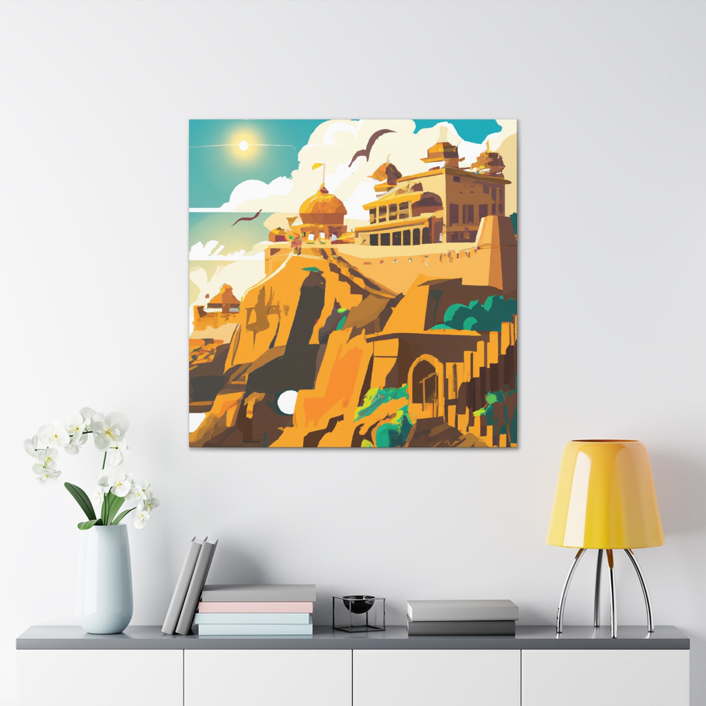 The Land of Spices - Destination India - Canvas