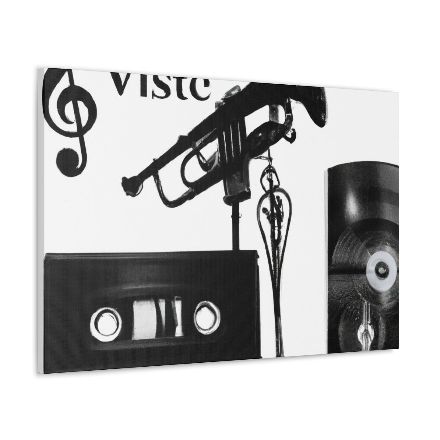 Viste Set - Retro Music and Film Canvas