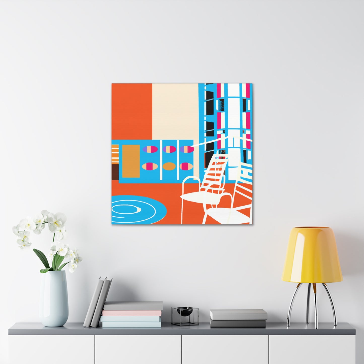Zen Space - Midcentury - Canvas