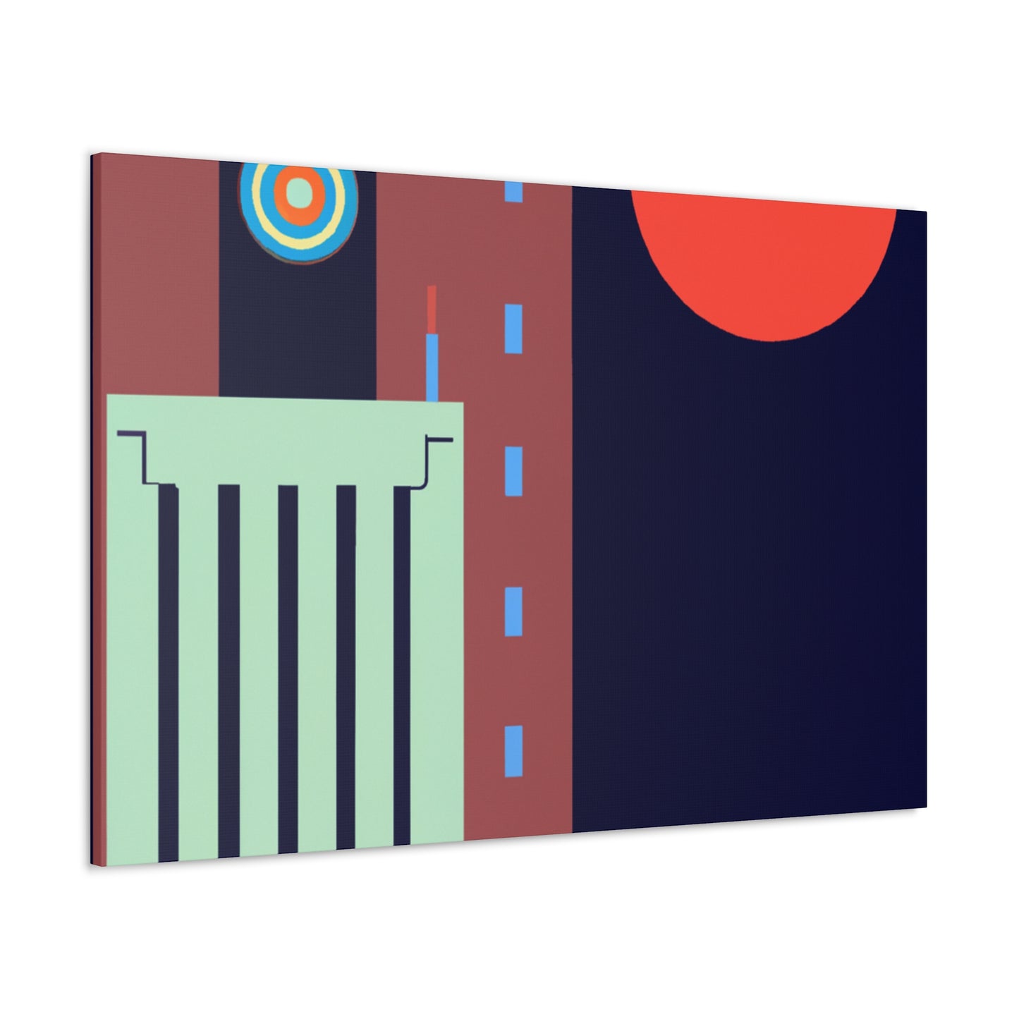 Vibrant Burst - Midcentury - Canvas