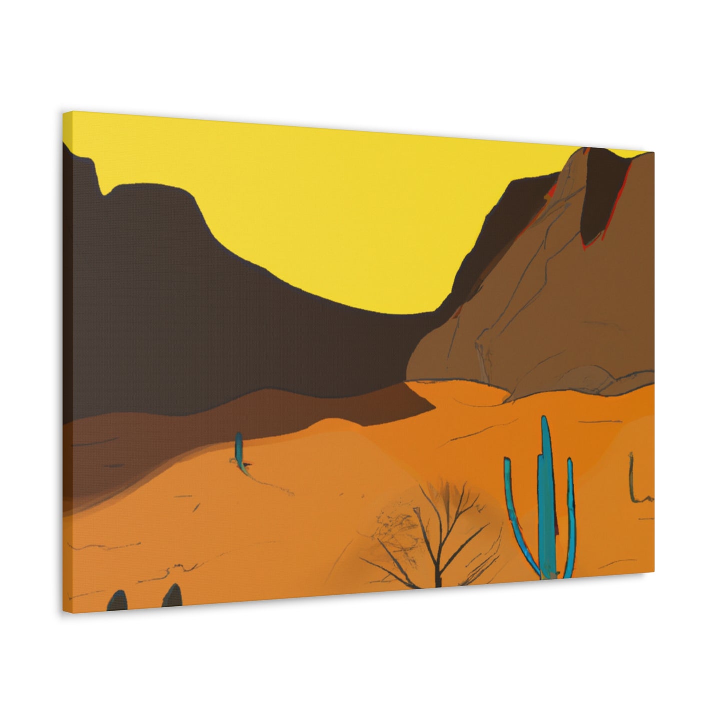 Sandsculpture Landscape - Canvas