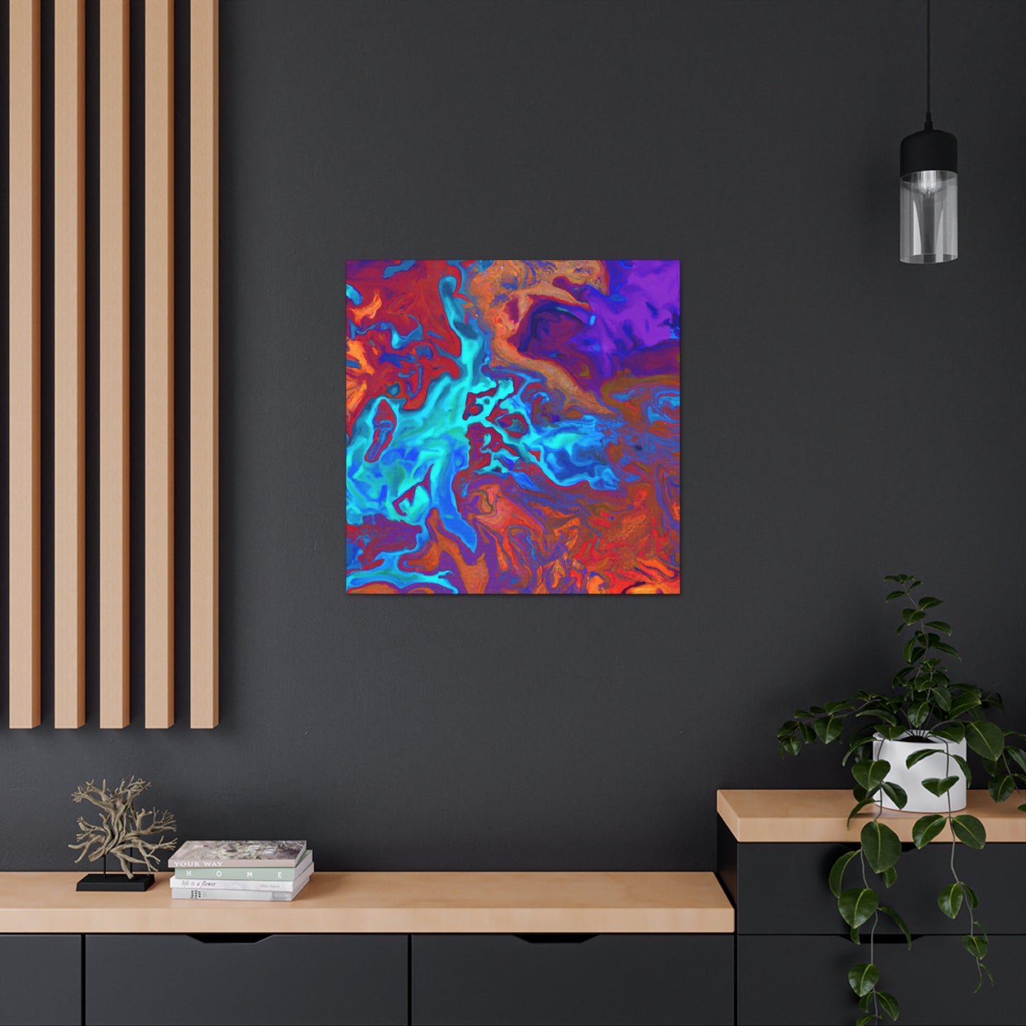 Blue Tinge - Canvas - Abstract