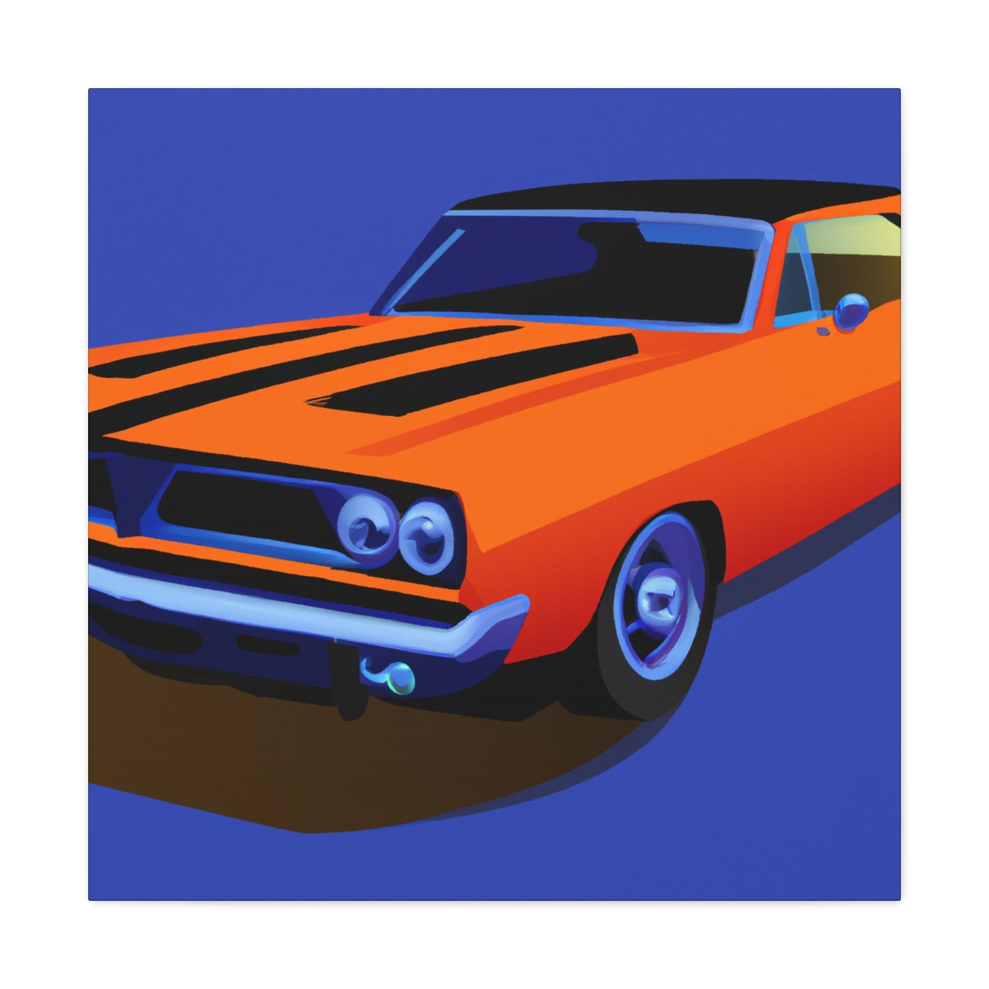 Vintage Vixen - Automobile - Canvas