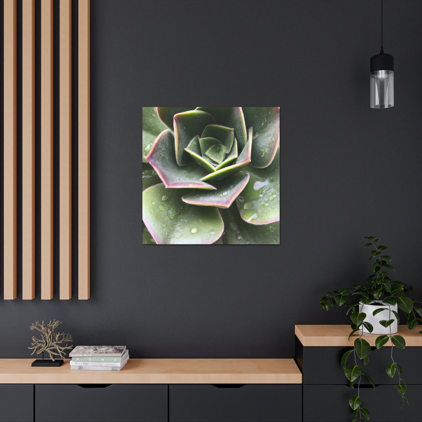 "Garden of Plenty." - Canvas - Succulent