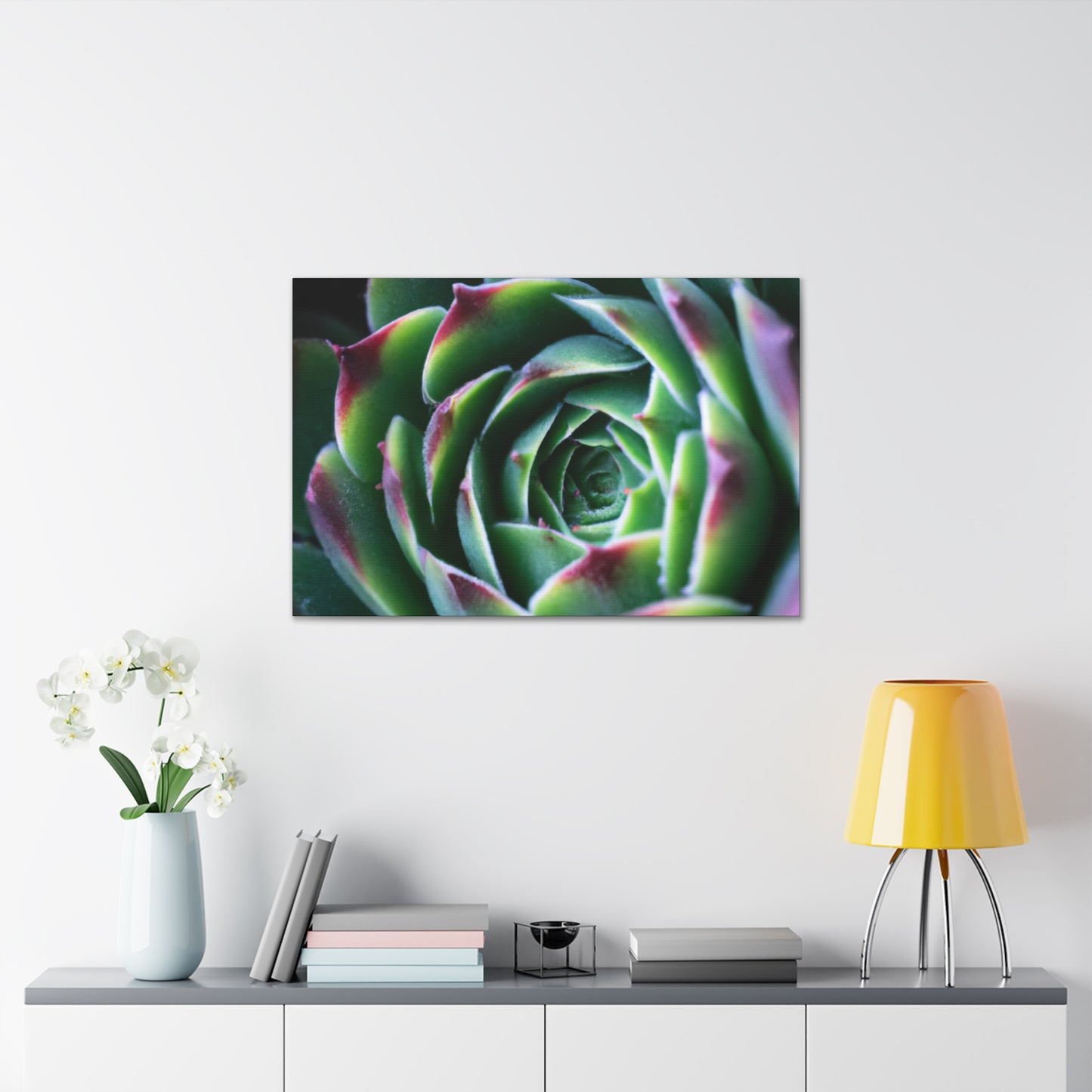 "Flowering Patio" - Canvas - Succulent