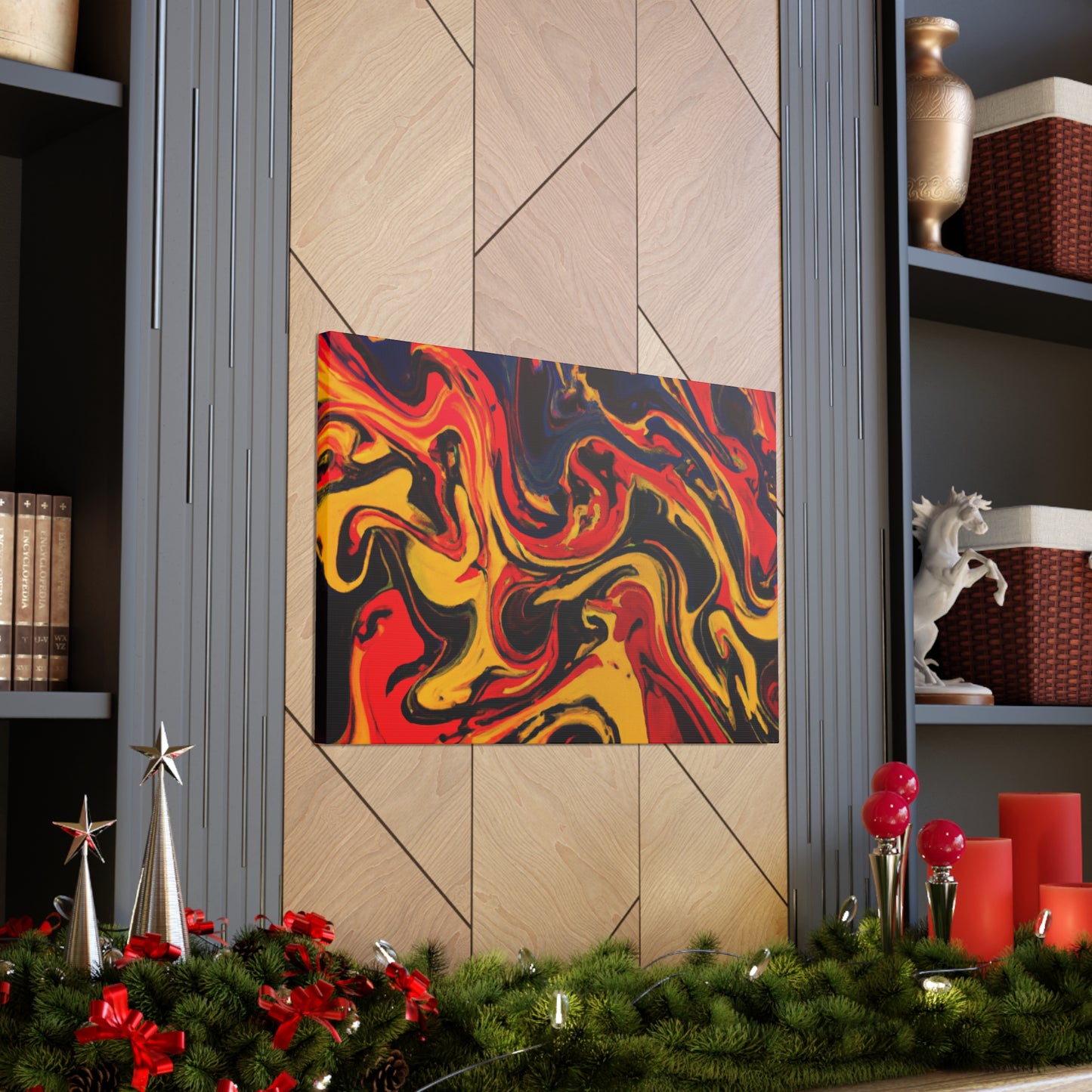 Burning Water- Canvas - Abstract