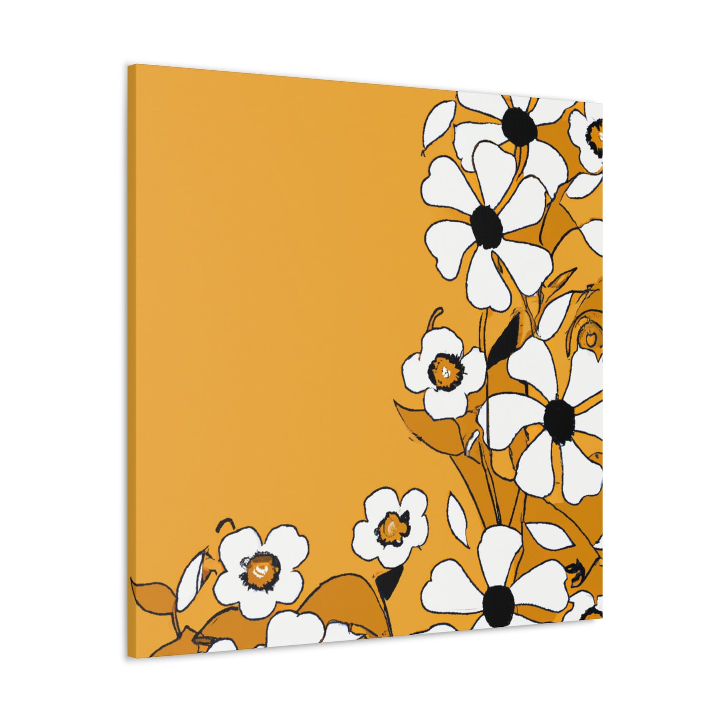 Sunburst-Floral. - Canvas