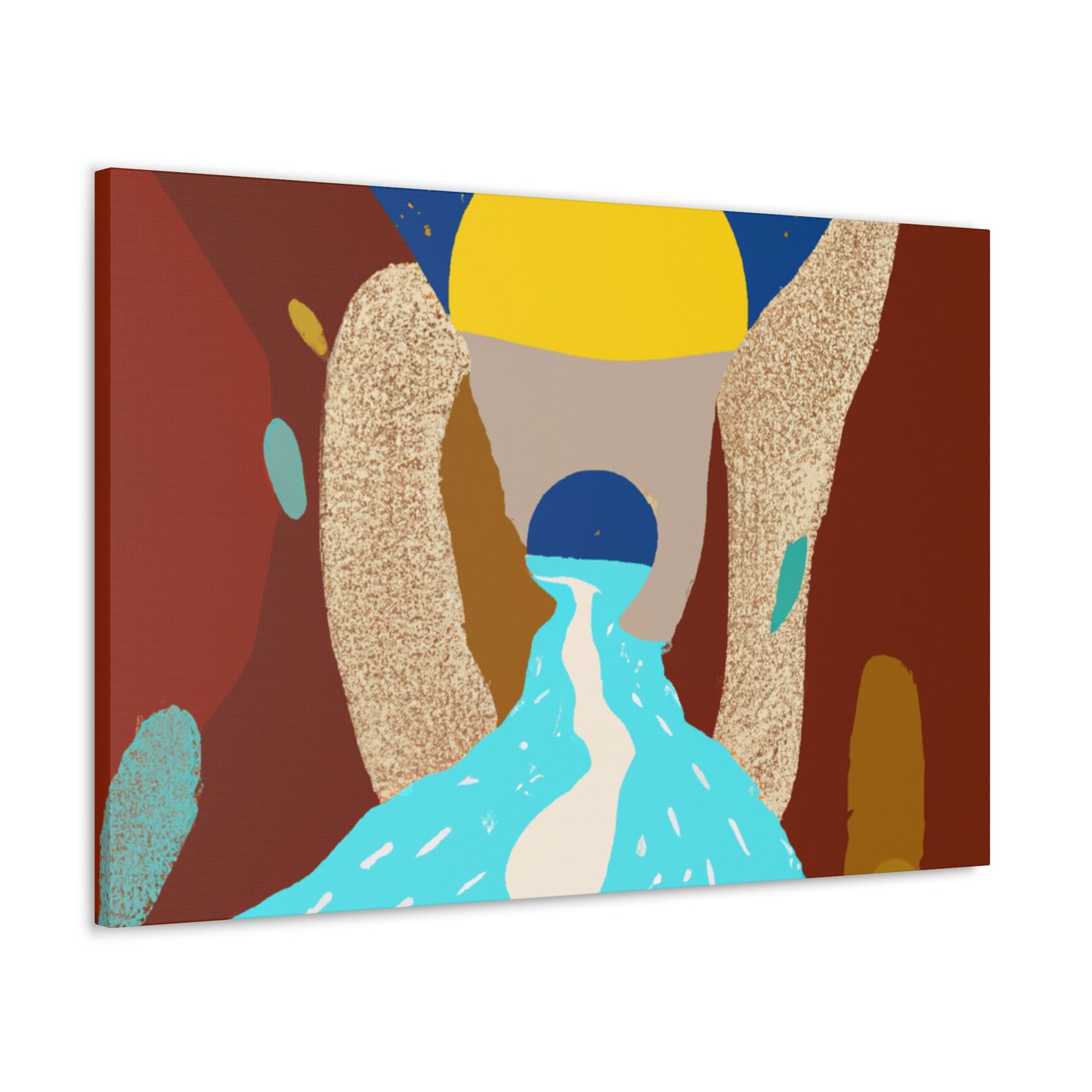 River Canyon - Midcentury Canvas