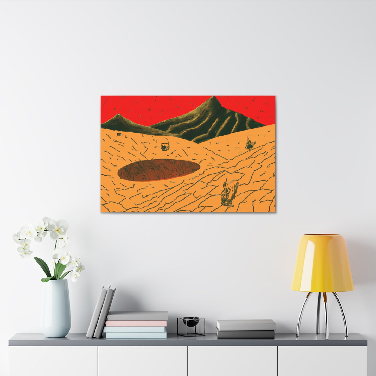 Candied Sand - Vintage Contemporary - Desert - Canvas