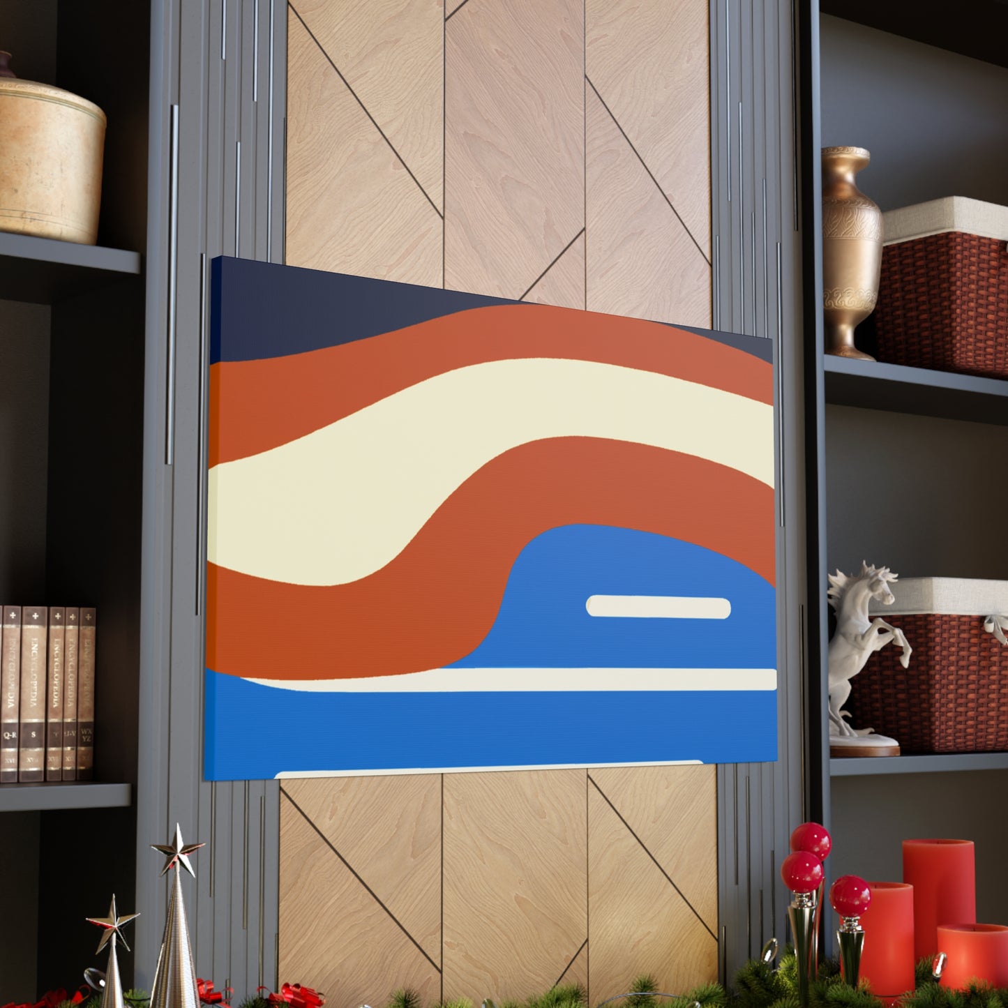 Sleek Run - Midcentury Canvas