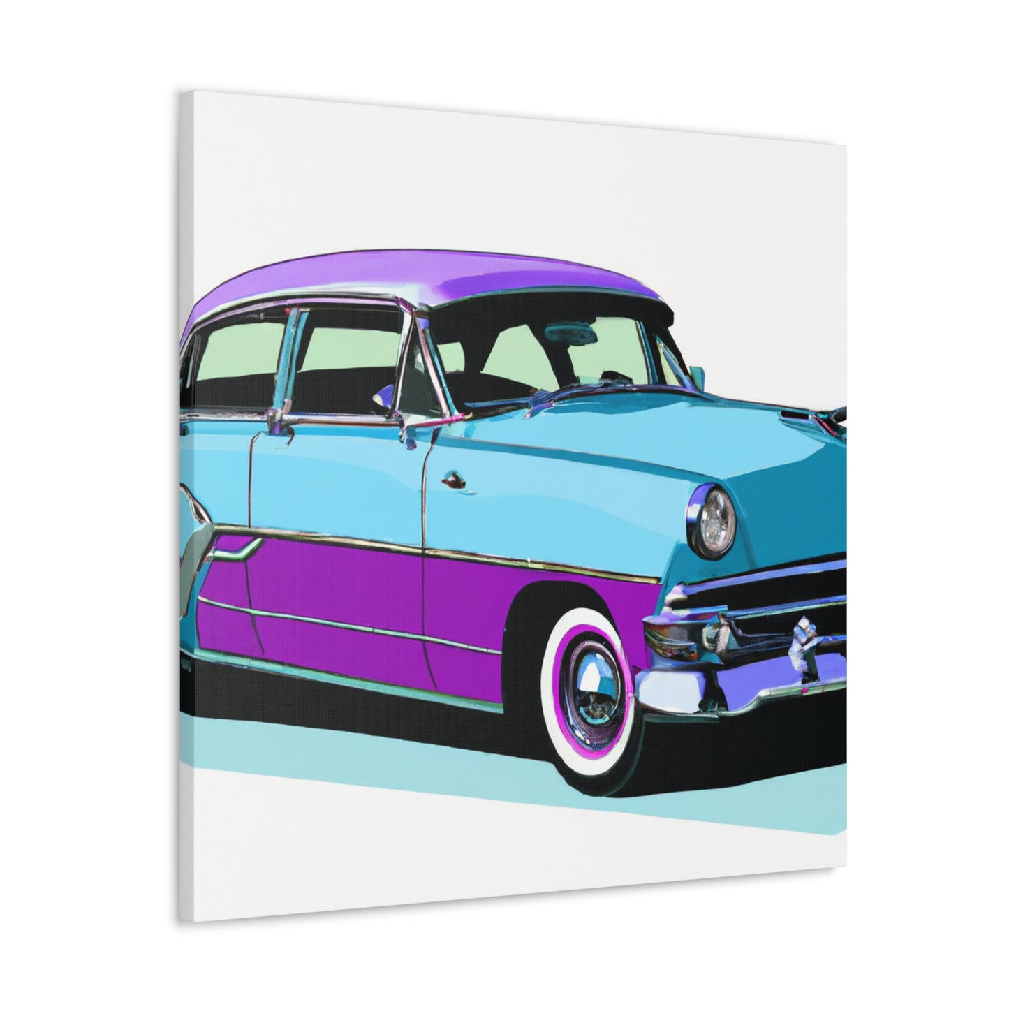 Ford Model T - Automobile - Canvas
