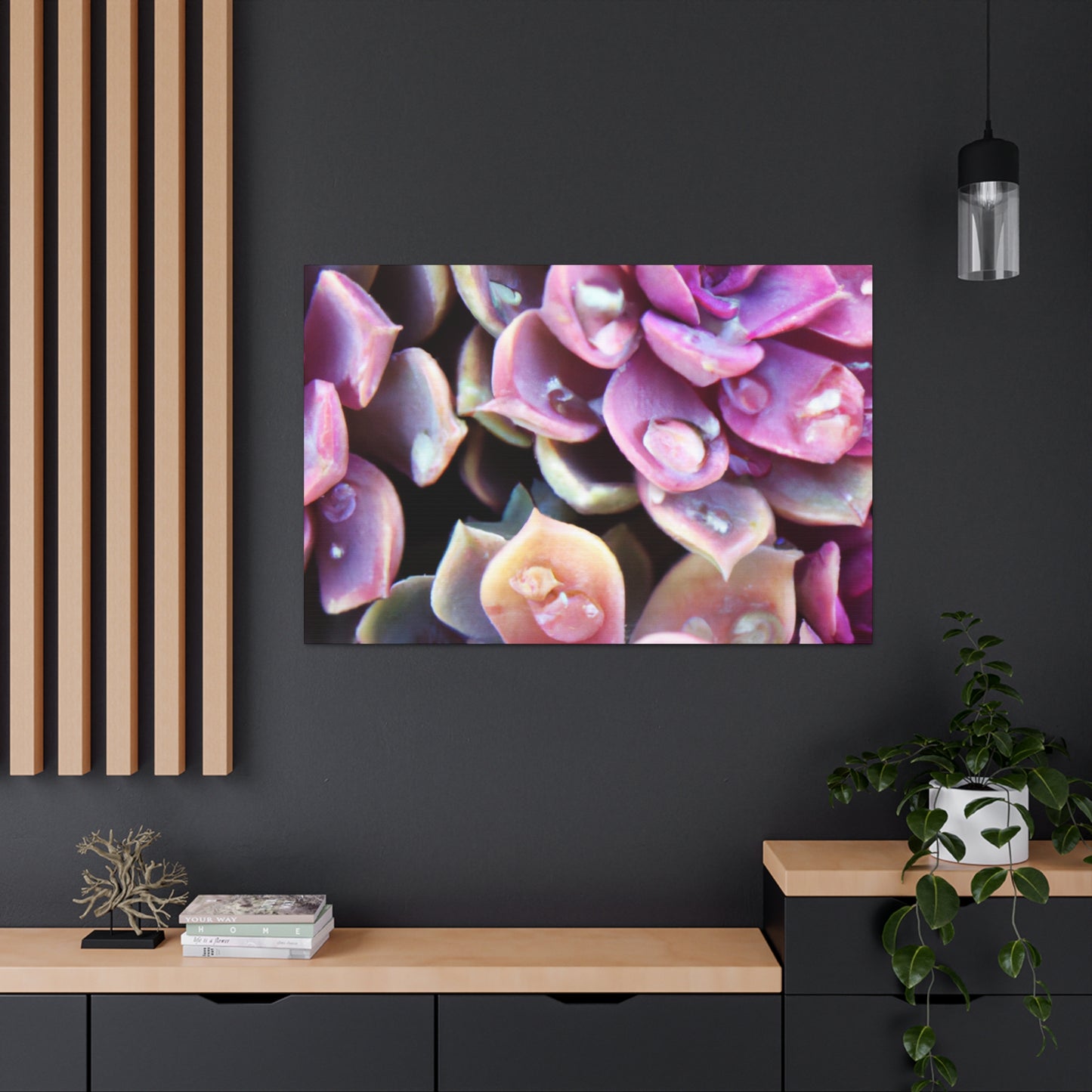 Garden of Splendor. - Canvas - Succulent