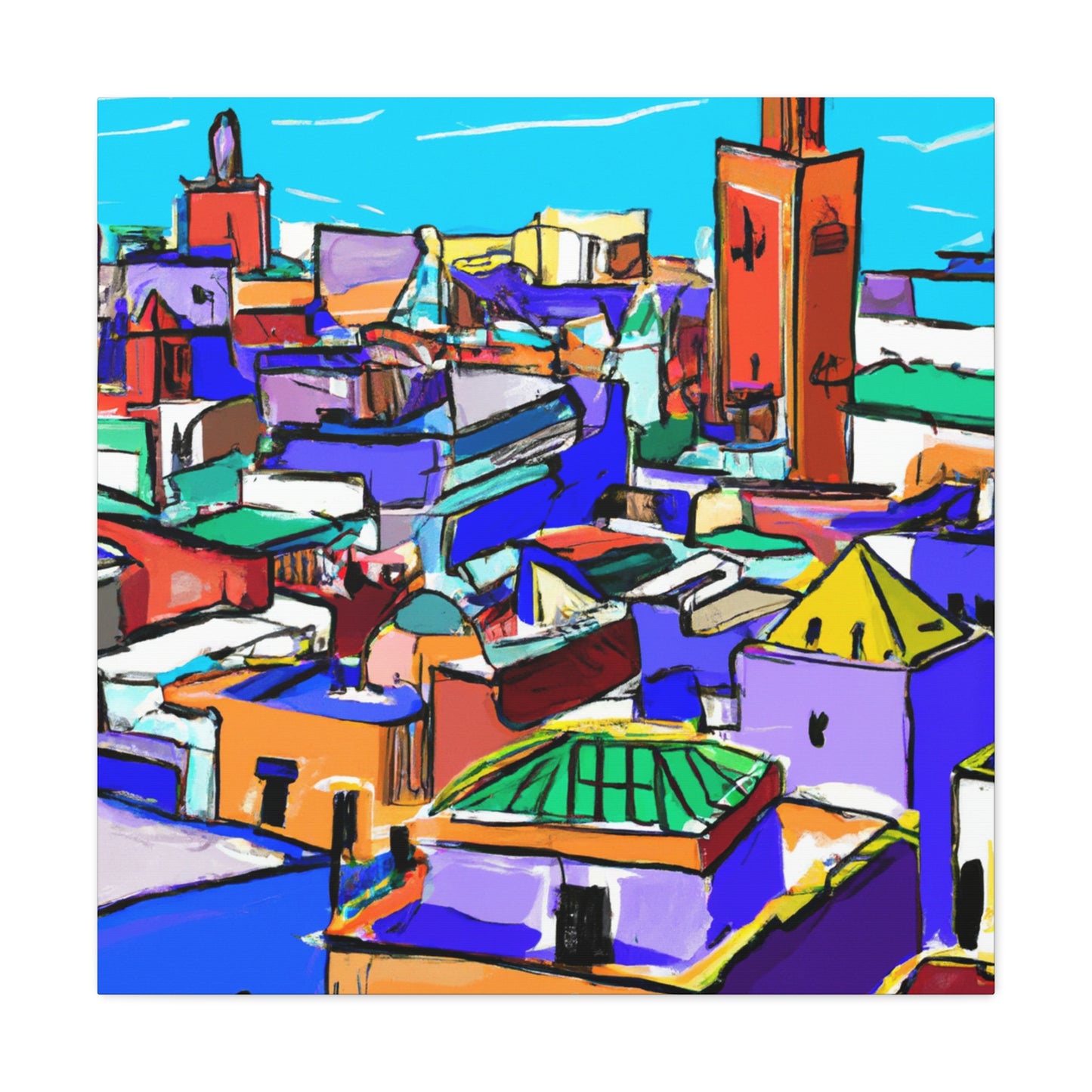 Rashida Bin-Nasir - Morraco - Canvas