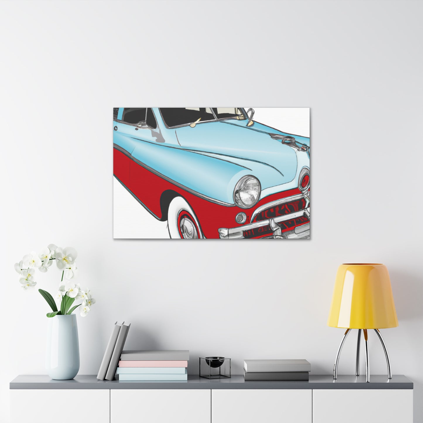 Ford Model T - Automobile - Canvas