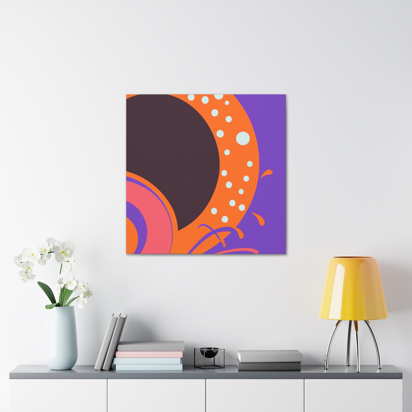 Eerie Harmony - Midcentury - Canvas