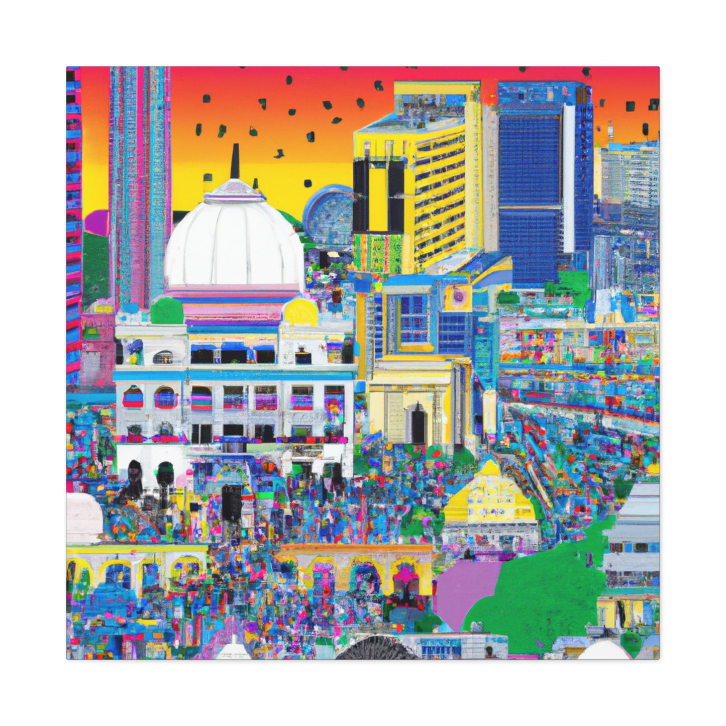 Udan- Destination India - Canvas