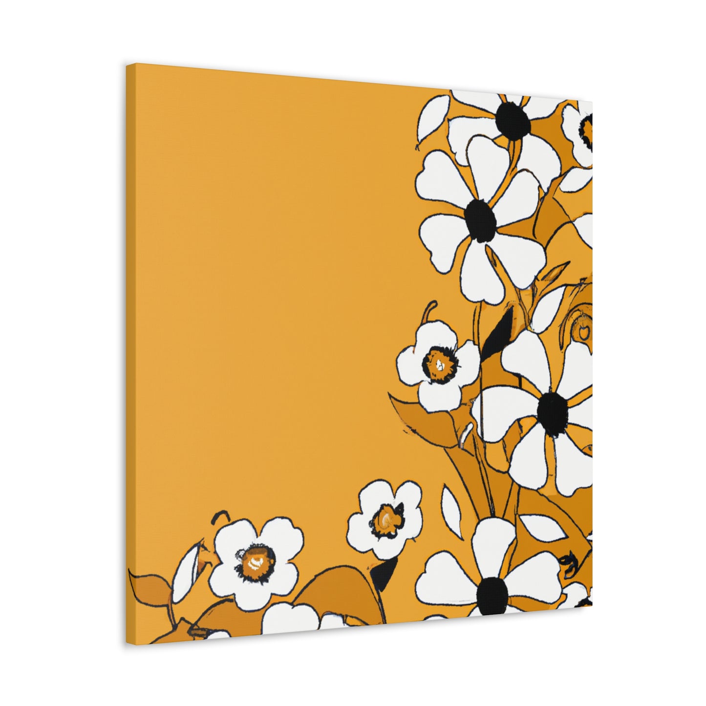 Sunburst-Floral. - Canvas