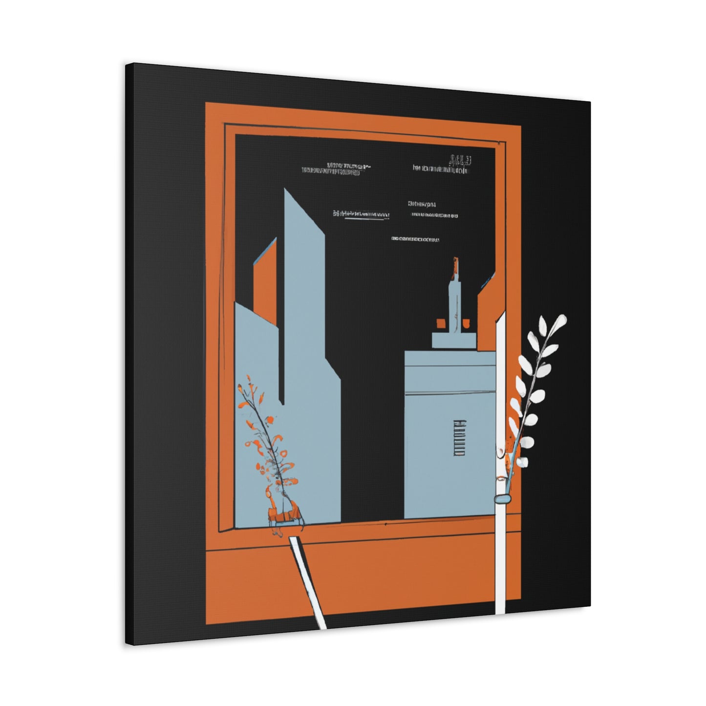 Swingin' Curves - Midcentury - Canvas