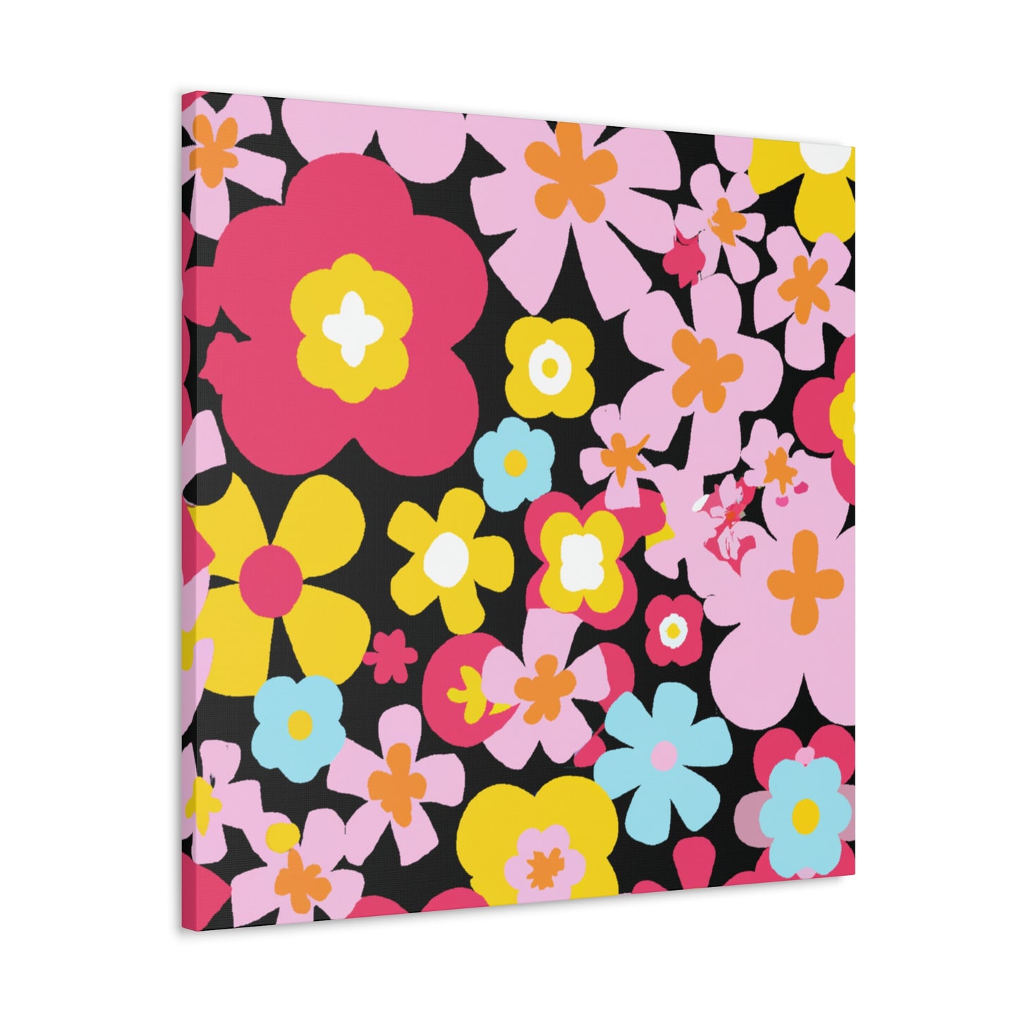 Dream-Catching Daisies - Floral Canvas