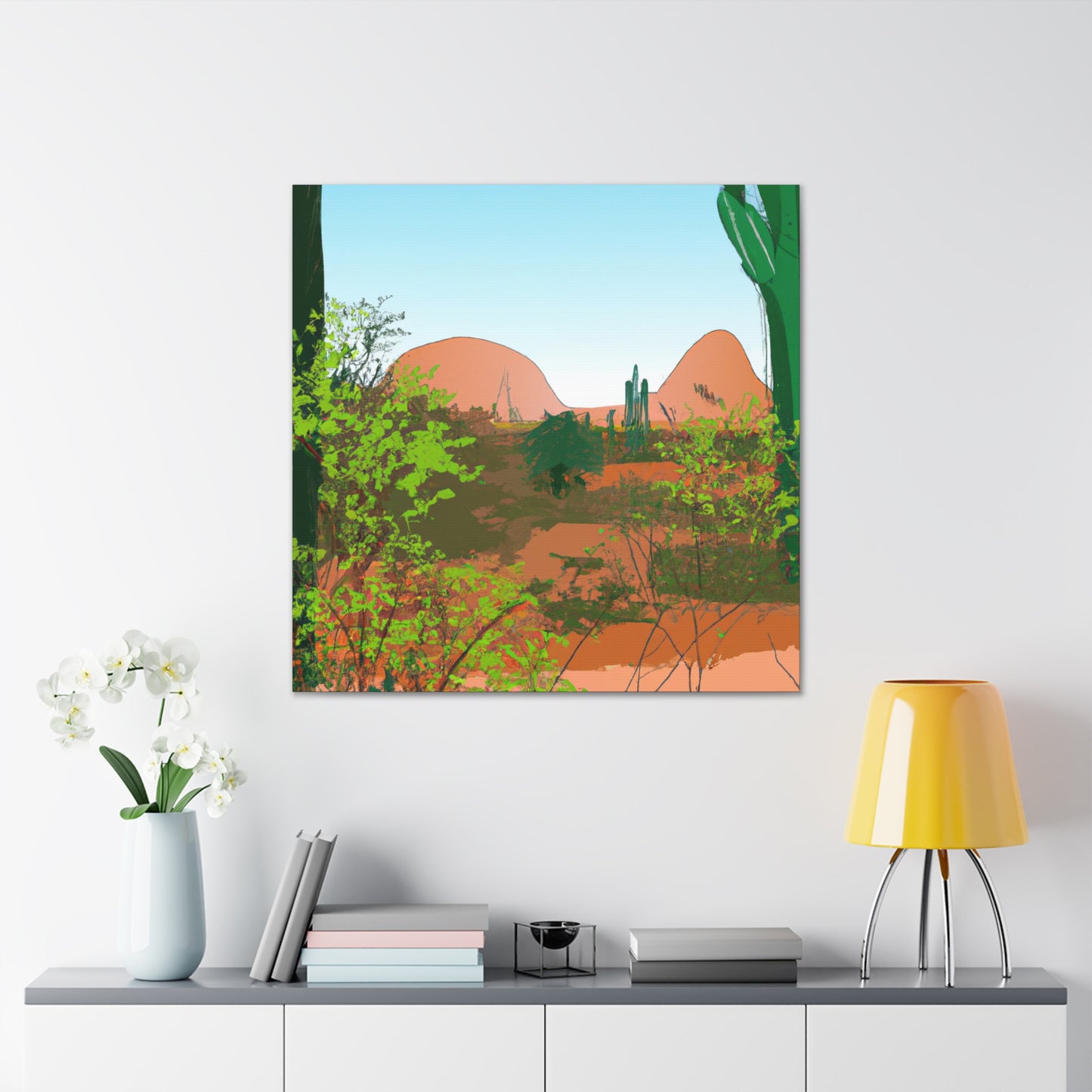 Sandy Oasis - Landscape - Canvas