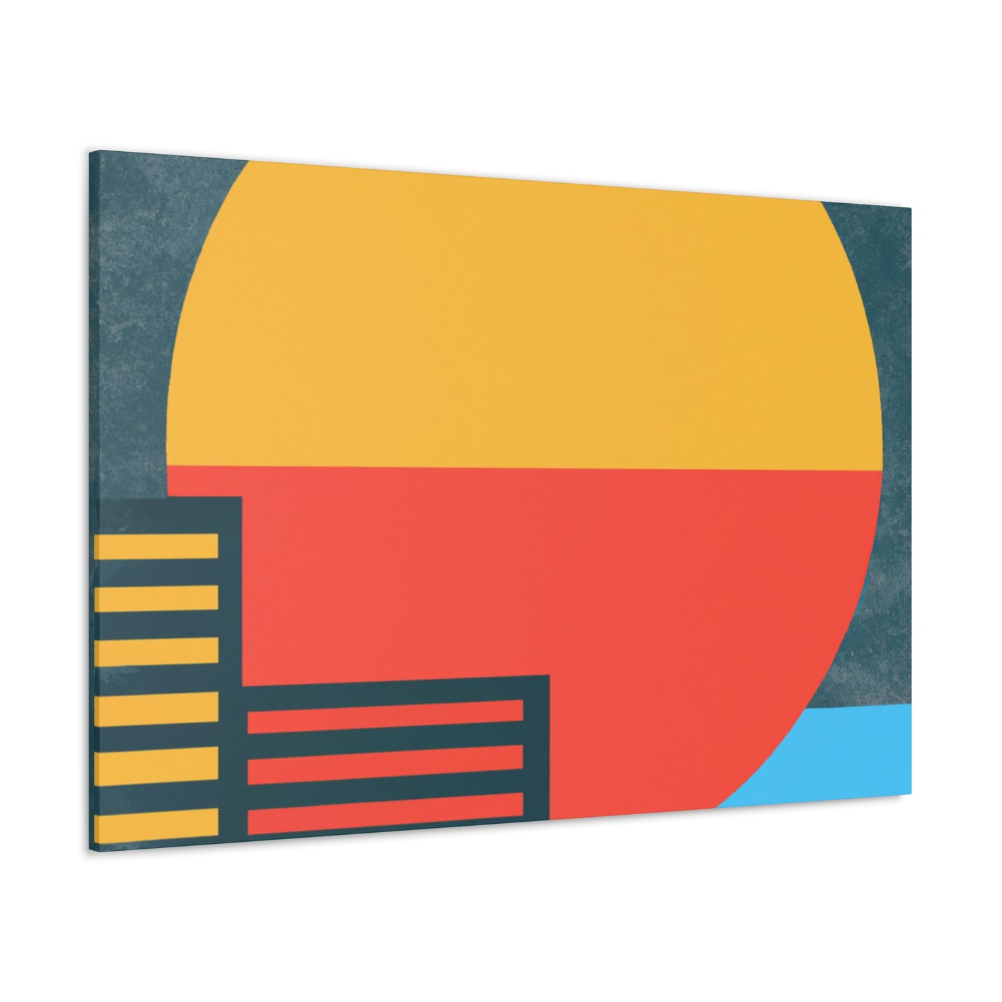 Sun Down- Midcentury Canvas
