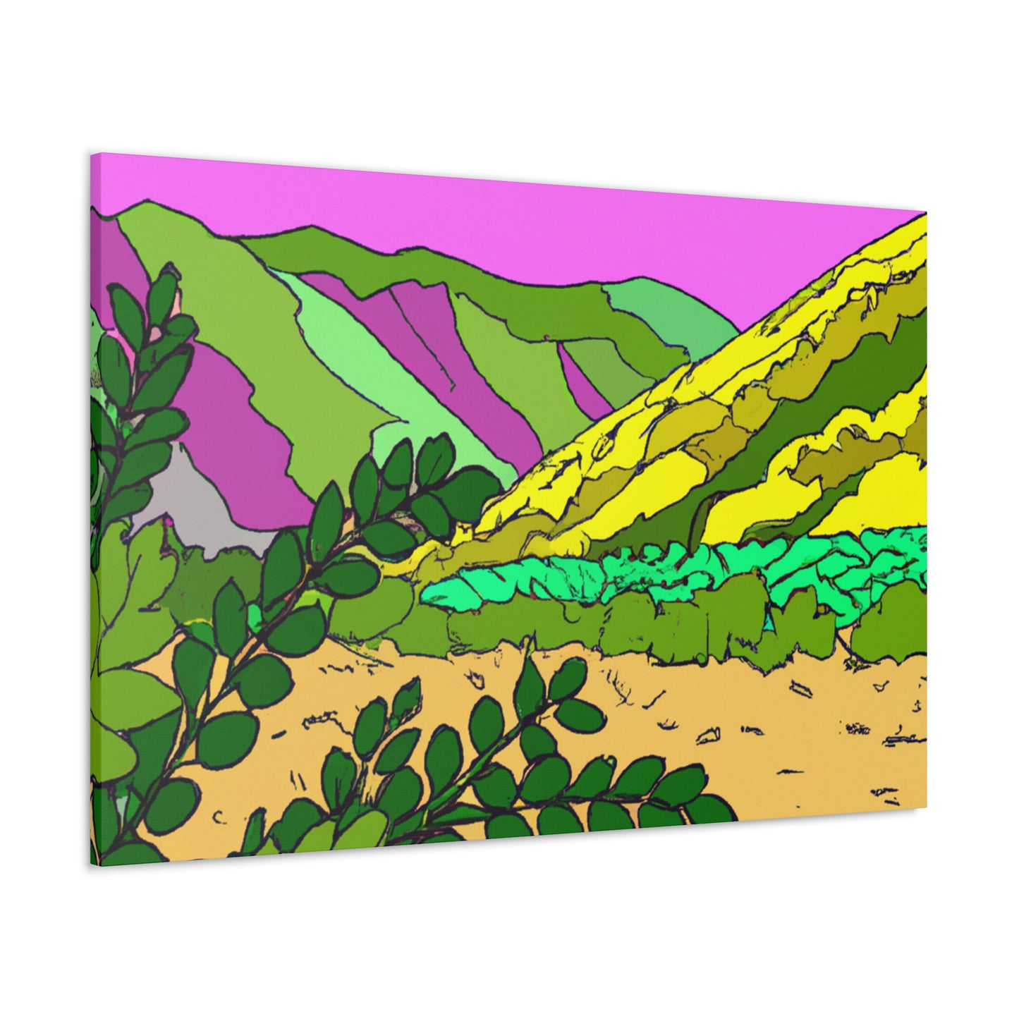 Calico-Landscape - Canvas