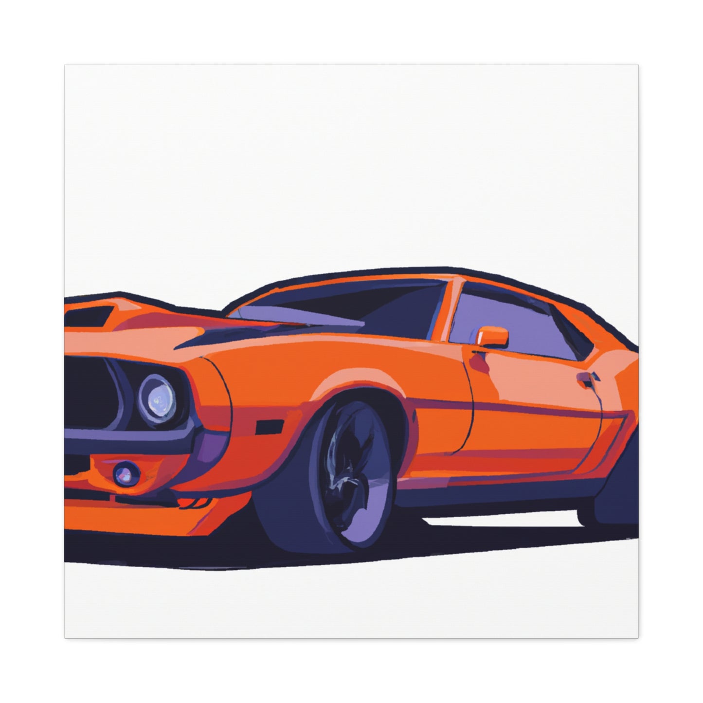 T-Bird Stallion - Automobile - Canvas