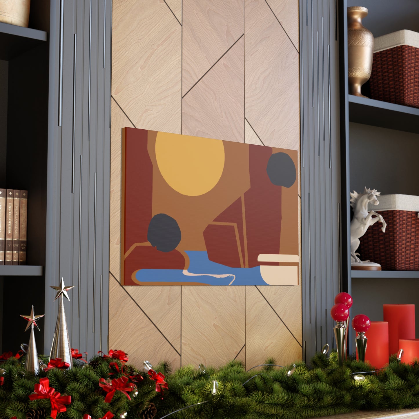 Private Time - Midcentury Canvas