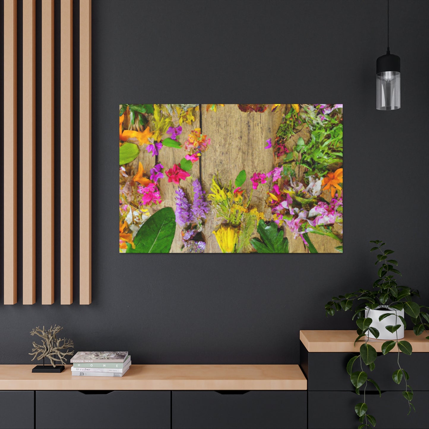 "Butterfly Blooms" - Canvas - Floral