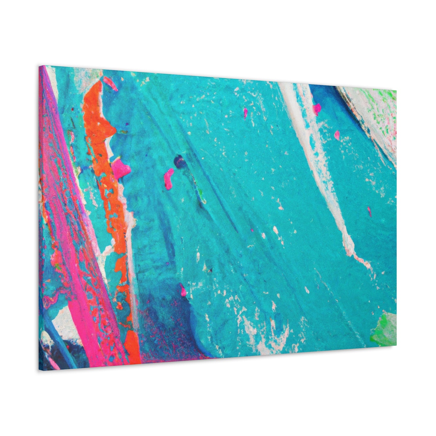 Aqua Lung- Abstract Canvas