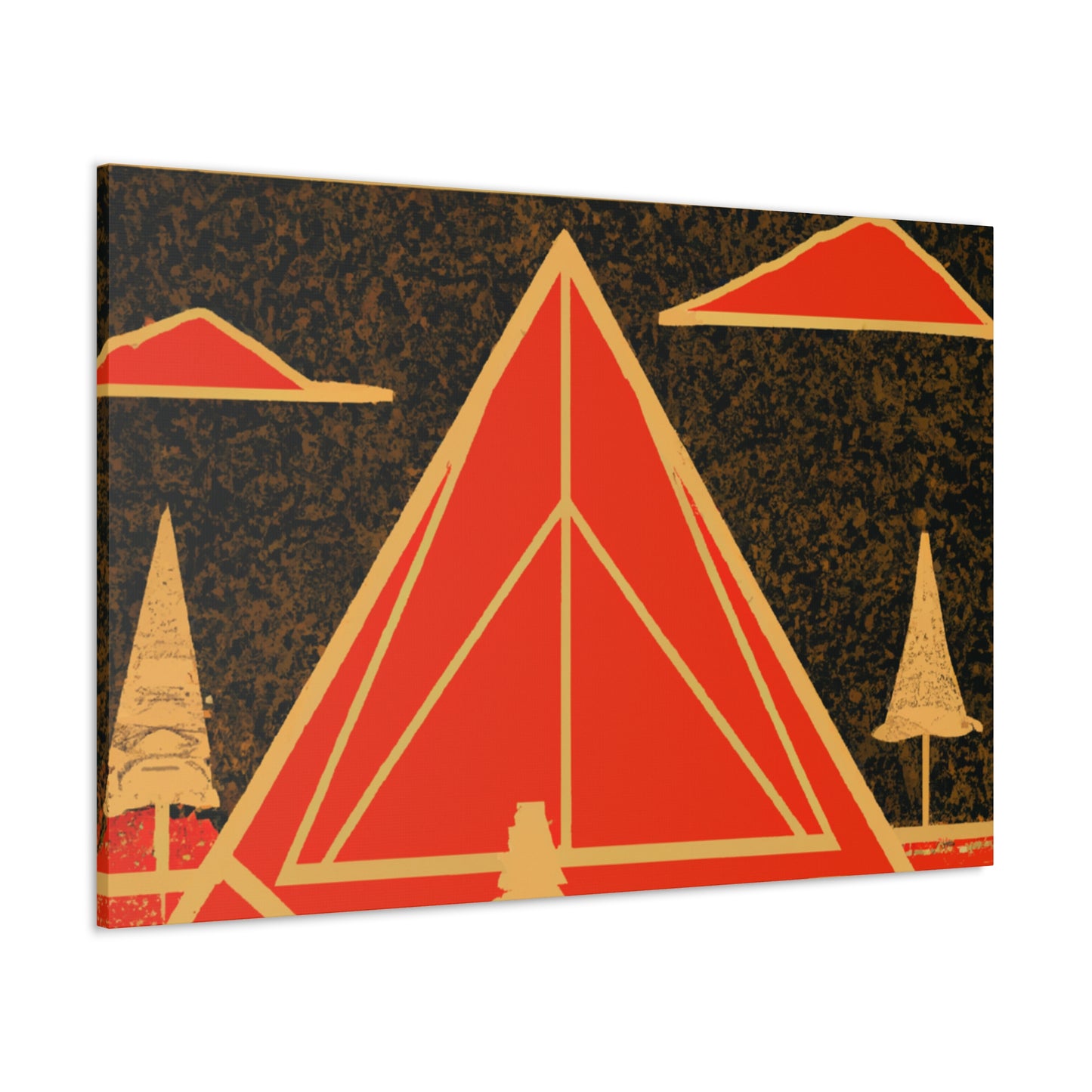 Electric Pyramid - Midcentury Canvas